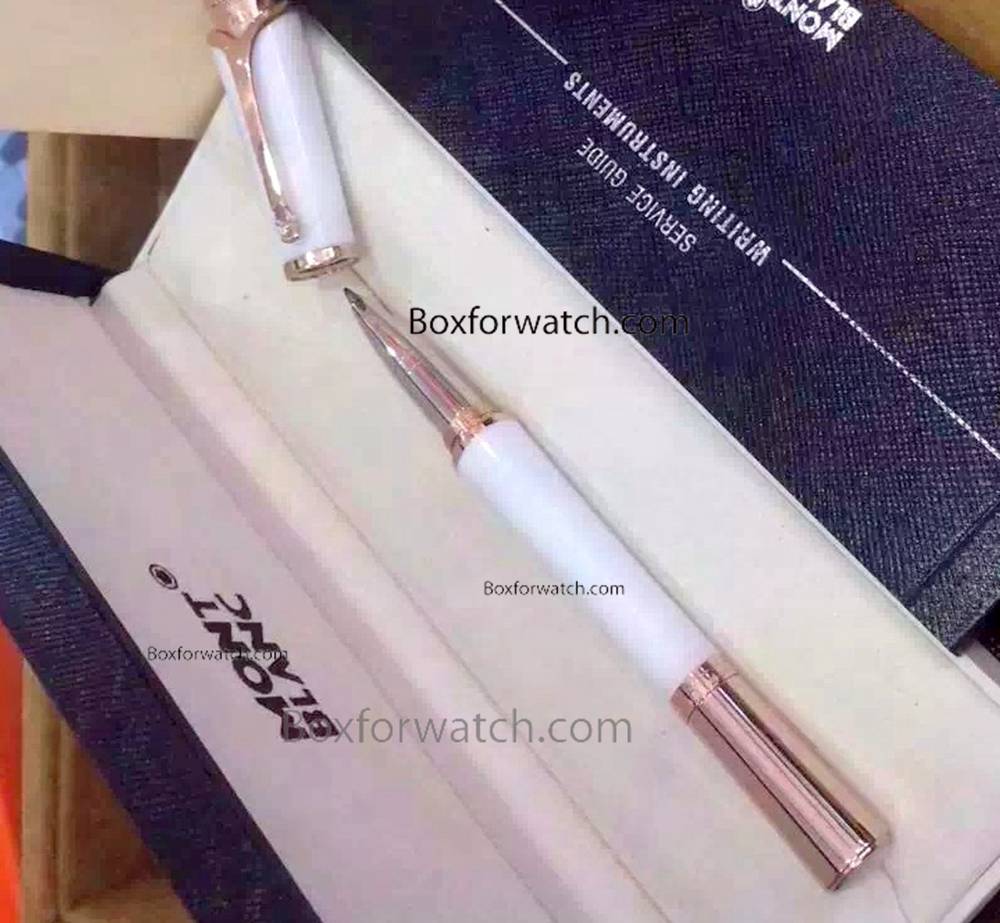 NEW Mont blanc Monaco White Fineliner Pen